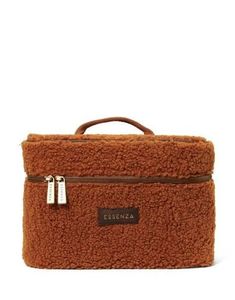 Essenza Essenza Tracy Teddy Beauty Case L: 25 - W: 17 - H: 17 Leather brown