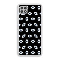 Eyes pattern: Samsung Galaxy A22 4G Transparant Hoesje