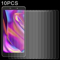 10 stks 0.26mm 9H 2.5D gehard glasfilm voor ITEL P33 PLUS