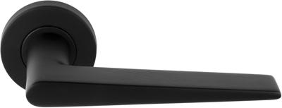 Formani Basics LB21H deurkruk geveerd op rozet - mat zwart
