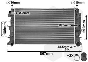 Van Wezel Radiateur 58012735