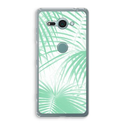 Palmbladeren: Sony Xperia XZ2 Compact Transparant Hoesje