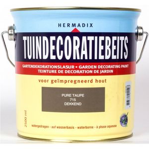 Hermadix - Tuindecoratiebeits 715 pure taup 2500 ml