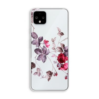 Mooie bloemen: Pixel 4 XL Transparant Hoesje