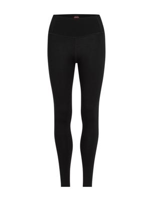 Icebreaker Merino 260 Tech High Rise Thermobroek Dames Black S