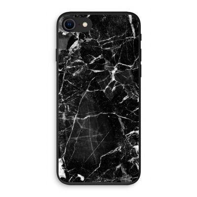 Zwart Marmer 2: iPhone 7 Biologisch afbreekbaar hoesje