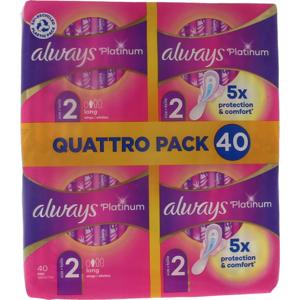 Always Maandverband platinum long