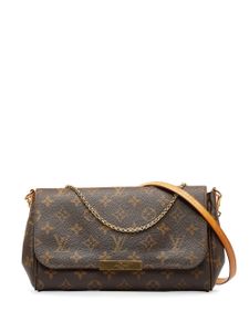 Louis Vuitton Pre-Owned 2014 pre-owned Monogram Favorite MM schoudertas - Bruin