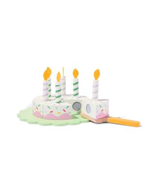 HEMA Houten taart Ø 8 cm - 14-delig