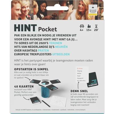 Bezzerwizzer Hint pocket bordspel