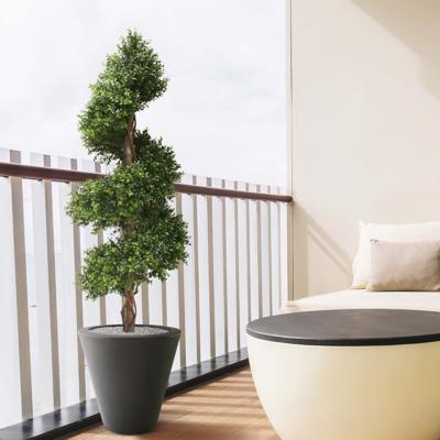 Buxus deluxe spiraal kunstplant 140cm - UV bestendig