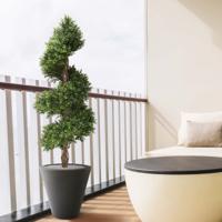Buxus deluxe spiraal kunstplant 140cm - UV bestendig