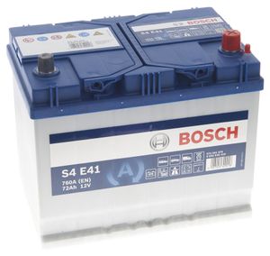 Bosch Blue auto accu S4E41 - 72Ah - 760A - aangepast voor voertuigen met start-stopsysteem S4E41