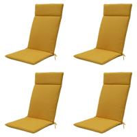 Kussen hoog 50x120 Goud eco natuurlijke buitenafwerking (4 stuks) Madison - Madison