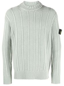 Stone Island pull en laine vierge - Vert