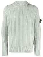 Stone Island pull en laine vierge - Vert - thumbnail