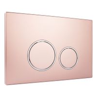 StarBlueDisc Doppio 50 bedieningsplaat rose goud met verchroomde designringen