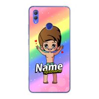 Chibi Maker man: Honor Note 10 Transparant Hoesje