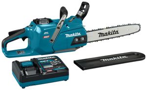 Makita UC011GT101 | XGT 40 V Max kettingzaag 35 cm | 5,0 Ah accu (1 st) | snellader | in doos UC011GT101