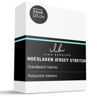 Hoeslaken Jersey Stretch Wit 90x200 Cm Luna Bedding - Dekbed-Discounter.nl Hoeslaken Jersey Stretch Wit 90x200 Cm Luna Bedding - Dekbed-Discounter.nl