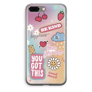 Positivity: iPhone 8 Plus Transparant Hoesje
