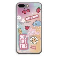 Positivity: iPhone 8 Plus Transparant Hoesje Positivity: iPhone 8 Plus Transparant Hoesje