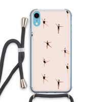 Dancing #1: iPhone XR Transparant Hoesje met koord