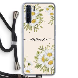 Daisies: Oppo A91 Transparant Hoesje met koord