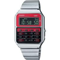 Horloge Heren Casio CA-500WE-4BEF Zilverkleurig (Ø 34 mm)