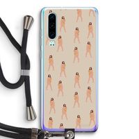 You're so golden: Huawei P30 Transparant Hoesje met koord