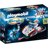Super 4 - Skyjet met Dr. X & robot Constructiespeelgoed Super 4 - Skyjet met Dr. X & robot Constructiespeelgoed