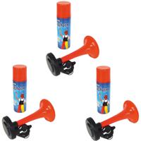 Luchthoorn / Stadiontoeter - 3x - met gas - 40 ml