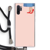 High heels: Samsung Galaxy Note 10 Plus Transparant Hoesje met koord