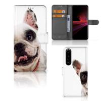 Sony Xperia 1 III | Telefoonhoesje | Met pasjeshouder | Franse Bulldog Sony Xperia 1 III | Telefoonhoesje | Met pasjeshouder | Franse Bulldog