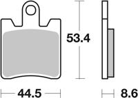 BREMBO Remblokken, voor de moto, Scooter Gesinterd Metaal 07037XS