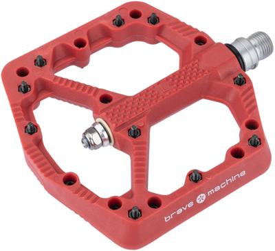 BRAVE Plat.pedal freeride 1 red