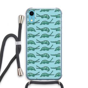 Kroko: iPhone XR Transparant Hoesje met koord