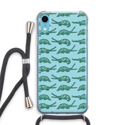 Kroko: iPhone XR Transparant Hoesje met koord