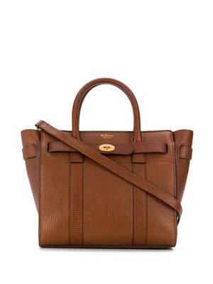 Mulberry petit sac cabas à logo - Marron