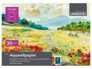 crelando Tekenblok (Aquarell A3 190gr/m²)