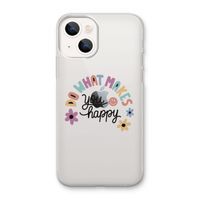 Happy days: iPhone 13 mini Transparant Hoesje