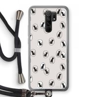 Miauw: Xiaomi Redmi 9 Transparant Hoesje met koord