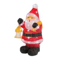 Lumineo Kerstverlichting figuur - kerstman - LED - 46 cm