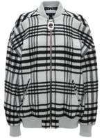 JW Anderson veste bomber à carreaux - Blanc