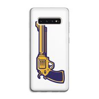 Pew Pew Pew: Samsung Galaxy S10 4G Transparant Hoesje