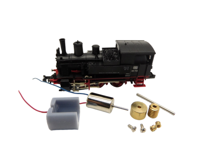 micromotor NM060C motor ombouwset voor Minitrix BR 89.6, K.Bay.Sts.B. DII, R 3/3