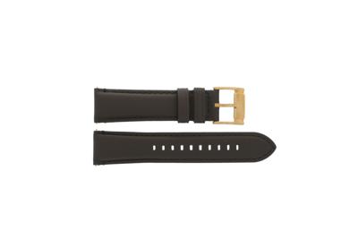 Horlogeband Fossil FS5068IE Leder Bruin 22mm