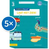 Schrijfbaas Blokletters Laat het zien-boek Groep 3 (Set van 5) (Paperback)
