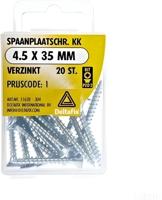 Spaanpl.schr. 4.5x35mm 20st - Deltafix