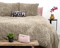 RoyalTextile - Teddy Tiger Dekbedovertrek - Taupe - 140 x 200/220